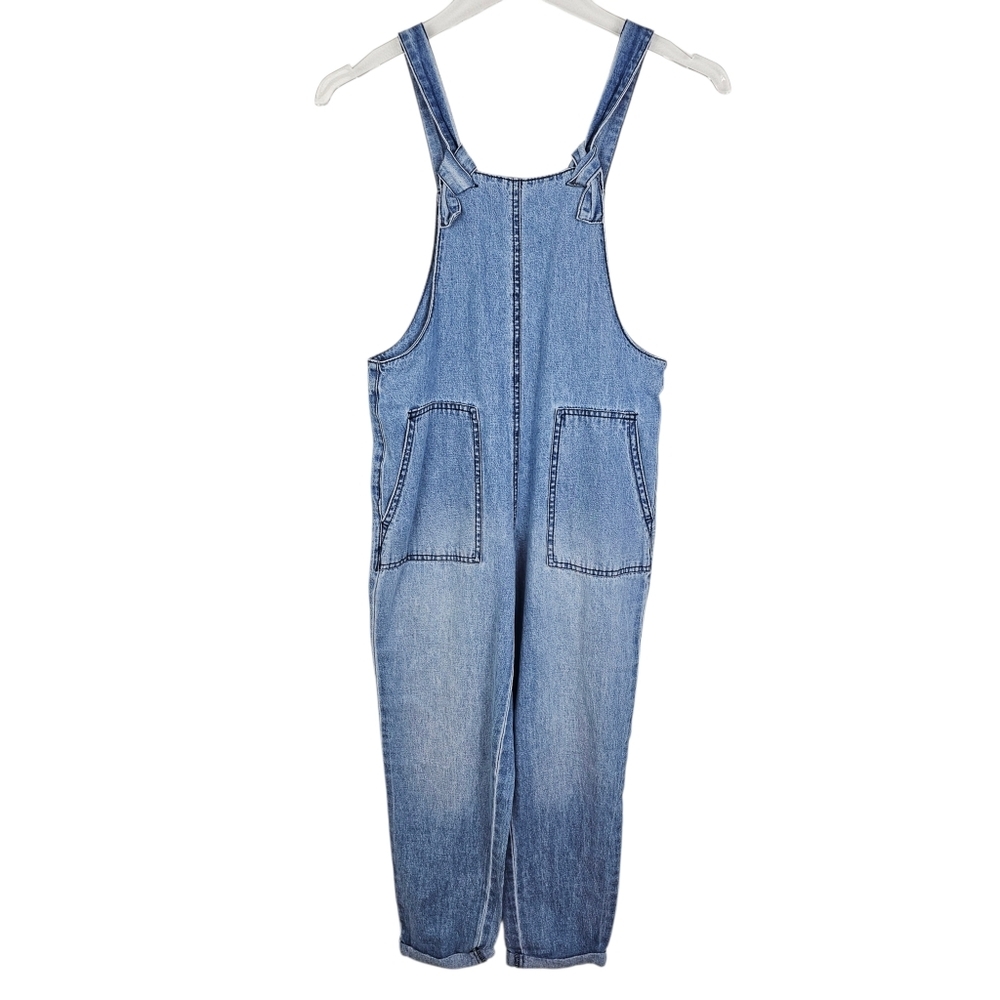 Vanilla Star Girls Chambray Jumpsuit Overalls NWT